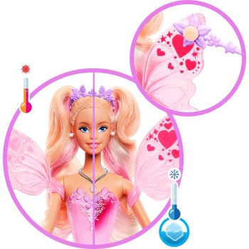 Mattel Barbie Fantasy Fairy 11" Doll With Color Change Wings And Outfit Κούκλα JCP76 194735274710