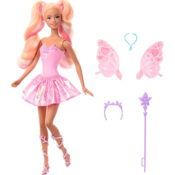 Mattel Barbie Fantasy Fairy 11" Doll With Color Change Wings And Outfit Κούκλα JCP76 194735274710