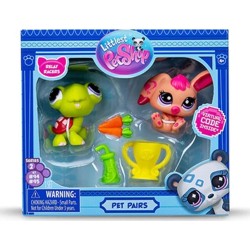 Basic Fun Littlest Pet Shop Collector Set 2 Figures With Accessories – Pet Pairs Series 2 Turtle & Rabbit BF000620 885561005875