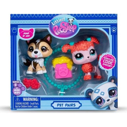 Basic Fun Littlest Pet Shop Collector Set 2 Φιγούρες Με Αξεσουάρ – Sheltie & Coral Poodle BF000620 885561005844