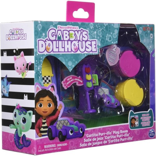 Spin Master Gabbys Dollhouse Gabby's Dollhouse: Carlita Purr-Ific - Deluxe Room Set  102492 778988452745
