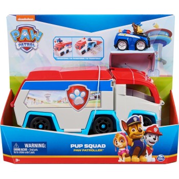 Spin Master Paw Patrol Pup Squad Paw Patroller: Όχημα Ομάδας Κουταβιών, Φορτηγό Παιχνίδι 102484 681147042988
