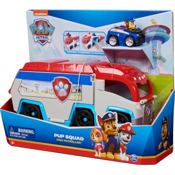 Spin Master Paw Patrol: Pup Squad Patroller  Vehicle, Toy Lorry With Collectible Chase  102484 681147042988