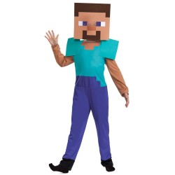 Disquise Minecraft Children's Costume Steve Basic 4-6 Years 109-126Cm. 124849L 192995135352
