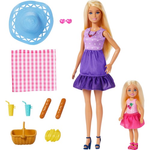 Mattel Barbie And Chelsea Πικ Νικ Κούκλα JBF43 194735258642