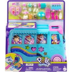 Mattel Polly Pocket PET Mobile Adventure Playset JCC22 194735268054