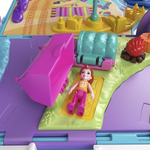 Mattel Polly Pocket Pet Mobile Adventure - Τροχόσπιτο Με Ζωάκια Σετ Παιχνιδιών JCC22 194735268054