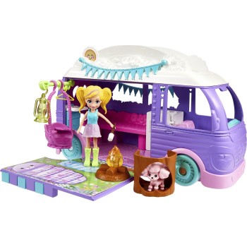 Mattel Polly Pocket Τροχόσπιτο Σετ Παιχνιδιών JCC32 194735268023