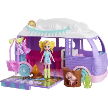 Mattel Polly Pocket Τροχόσπιτο Σετ Παιχνιδιών JCC32 194735268023