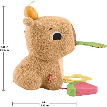 Mattel Fisher-Price Sensimals Μαλακό Καπιμπάρα Δραστηριοτήτων Λούτρινο Παιχνίδι HYR54 194735254262