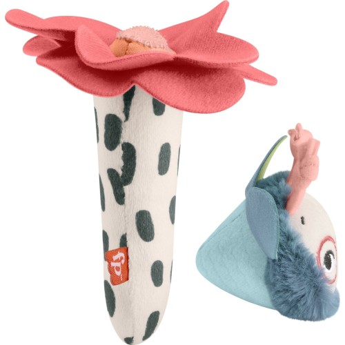 Mattel Fisher-Price Pf Λουλουδάκι Και Μελισσούλα Κουδουνίστρα HYR56 194735254248