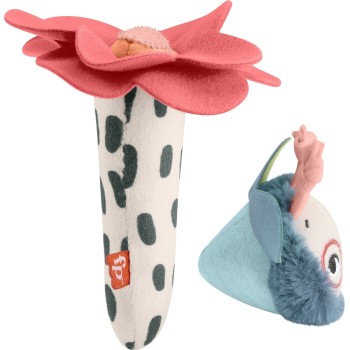 Mattel Fisher-Price Pf Λουλουδάκι Και Μελισσούλα Κουδουνίστρα HYR56 194735254248