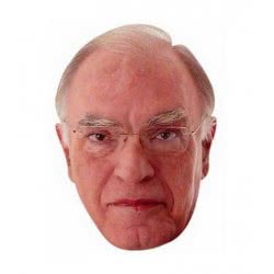 CLOWN Αποκριάτικη Χάρτινη Σατιρική Μάσκα Λεβέντη 72447 5203359724473