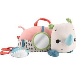 Mattel Fisher-Price Planet Firends Μαξιλαράκι Δραστηριοτήτων Ρινοκεράκι Εκπαιδευτικό Παιχνίδι HYR55 194735254316