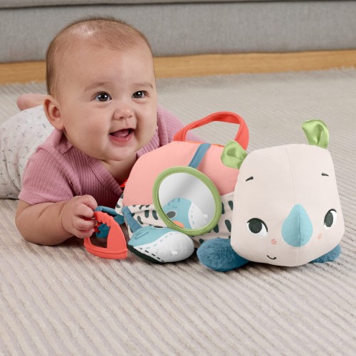 Mattel Fisher-price Planet Friends Tummy Time Roaming Rhino HYR55 194735254316