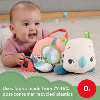 Mattel Fisher-price Planet Friends Tummy Time Roaming Rhino HYR55 194735254316