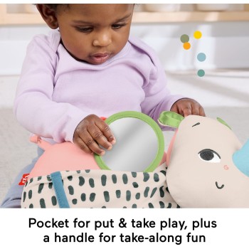 Mattel Fisher-Price Planet Firends Μαξιλαράκι Δραστηριοτήτων Ρινοκεράκι Εκπαιδευτικό Παιχνίδι HYR55 194735254316