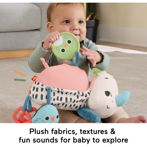 Mattel Fisher-Price Planet Firends Μαξιλαράκι Δραστηριοτήτων Ρινοκεράκι Εκπαιδευτικό Παιχνίδι HYR55 194735254316