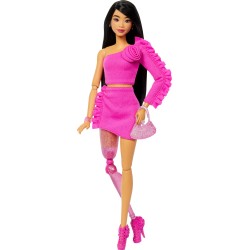 Mattel Barbie Deluxe Style Fashionistas Μελαχρινή Κούκλα HYV26 194735255986