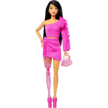 Mattel Barbie Deluxe Style Fashionistas Μελαχρινή Κούκλα HYV26 194735255986