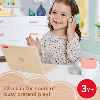 Mattel Fisher-price Wooden Work From Home set HXV11 194735238545