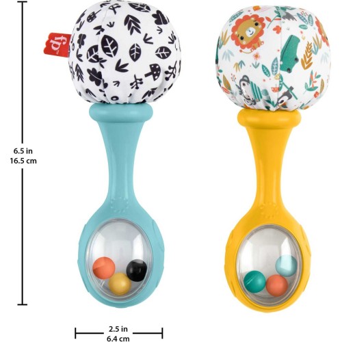 Mattel Fisher-Price Κουδουνίστρα Μαράκες HMF34 194735125708