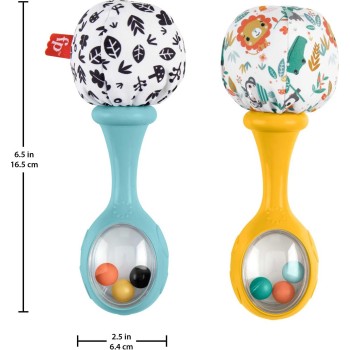 Mattel Fisher-Price Κουδουνίστρα Μαράκες HMF34 194735125708