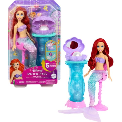 Mattel Disney Princess Vanity Pop Ariel Doll & Accessory JBF86 194735259298