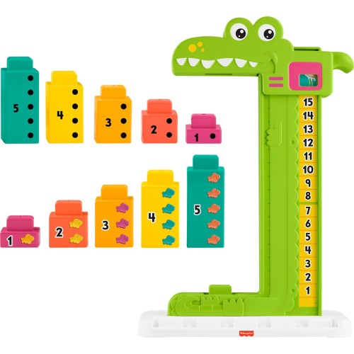 Mattel Fisher-price Adding Alligator JCT13 194735275618
