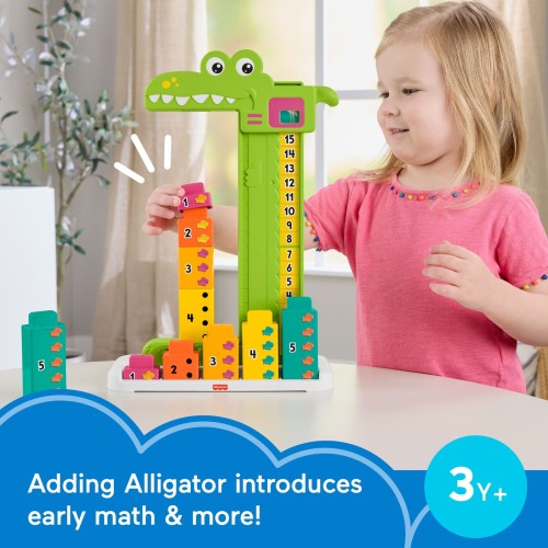 Mattel Fisher-price Adding Alligator JCT13 194735275618