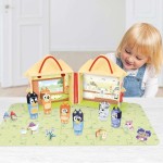 Giochi Preziosi Bluey Wooden House With 6 Figures (blya1000) BLYA1000 8056379194828