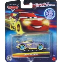 Mattel Disney Pixar Cars Disney and Pixar Glow Racers Will Rusch HPG76 / HVF08 194735202263