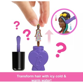 Mattel Barbie Mini Land Fashionistas - Βερνίκι Νυχιών 10 Σχέδια Mini Κούκλα 3,8Εκ. JCP97 / JCR07 194735274857
