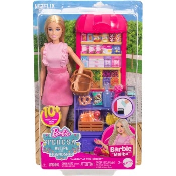 Mattel Barbie Malibu Shopping Plyst Βόλτα Στην Αγορά Κούκλα JCT05 194735275496