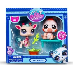 Basic Fun Littlest Pet Shop Collector Set 2 Φιγούρες Με Αξεσουάρ – Pet Pairs Series 2 Giraffe & Sloth BF000620 885561005868