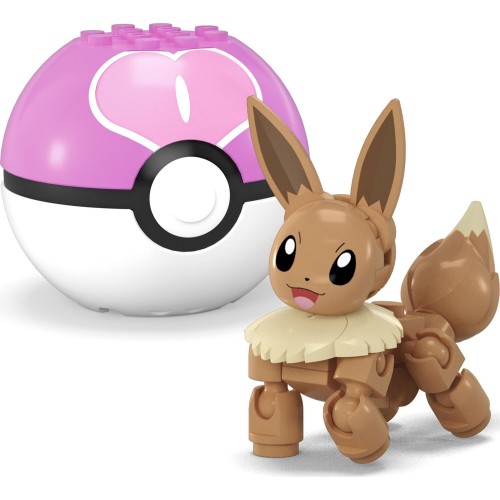 Mega Pokemon-Pokeball Σετ Των 2 Pokemon Charmander And Eevee Pokemon Κατασκευών HXP11 / JCR81 194735275335