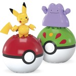 Mega Pokemon-Pokeball Σετ Των 2 Pok - Pikachu And Ditto Pokemon Κατασκευών HXP11 / JCT43 194735275908