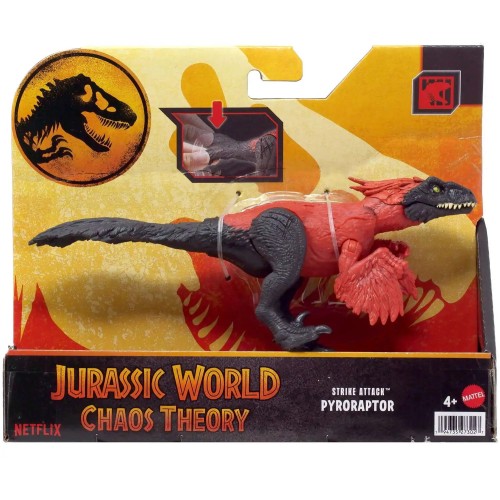 Mattel Φιγούρες Δεινοσαύρων Σπαστα Μελη Strike Attack Pyroraptor Jurassic World Hln63 Παιδική Φιγούρα Παιχνιδιού HLN63 / JCL56 1