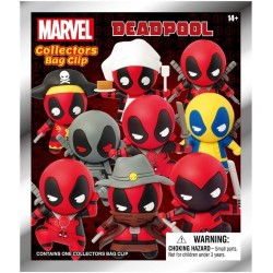 Marvel Avengers Monogram Marvel: Deadpool (Blind Bag/Random) 3D Foam Bag Clips Figures 103420 077764683602