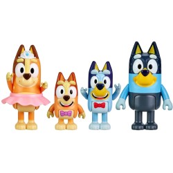 Giochi Preziosi Bluey Σετ Με 4 Φιγούρες Οικογένεια The Show BLY38100 8056379188605