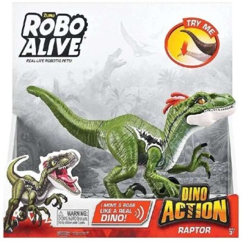 ZURU Robo Alive Dino Action Raptor Series 1 11807172 4894680021358