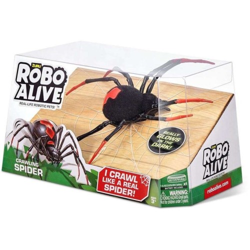 ZURU Robo Alive Creepy Crawlies Crawling Spider Glow In The Dark Series 2 11807151 4894680019911