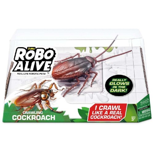 ZURU Robo Alive Creepy Crawlies Crawling Cockroach Glow In The Dark Series 2 11807152 4894680019843