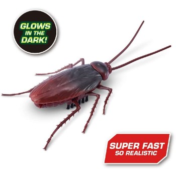 ZURU Robo Alive Creepy Crawlies Crawling Cockroach Glow In The Dark Series 2 11807152 4894680019843