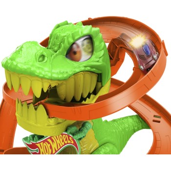 Mattel Hot Wheels City T-Rex Πυροσβεστικός Σταθμός Όχημα Παιχνίδι JBM73 194735264186