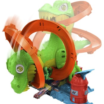 Mattel Hot Wheels T-rex Blaze Battle JBM73 194735264186