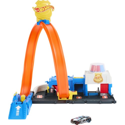 Mattel Hot Wheels City Super Police Station JBM71 194735264155