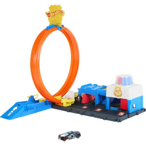 Mattel Hot Wheels City Super Police Station JBM71 194735264155