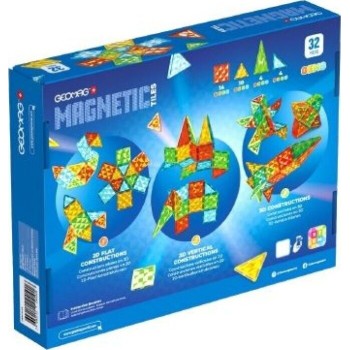 Geomag Magnetic Tiles Gems 32pcs. PF.224.101.00 7640122241016
