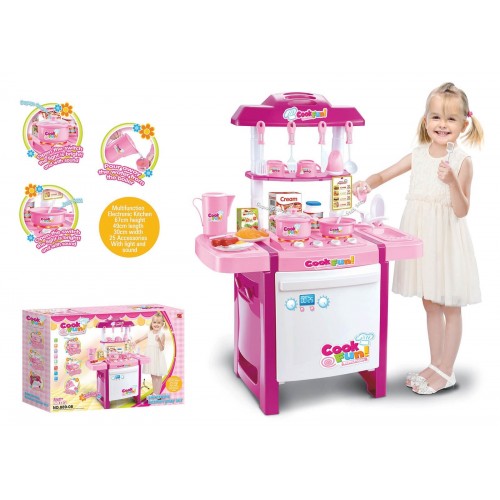 Toys-shop Choice Κουζίνα Ηλεκτρονική Ροζ Με Ήχους Και Φως JU029511 5262088295111